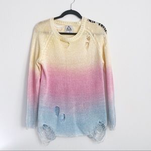 UNIF rainbow sweater